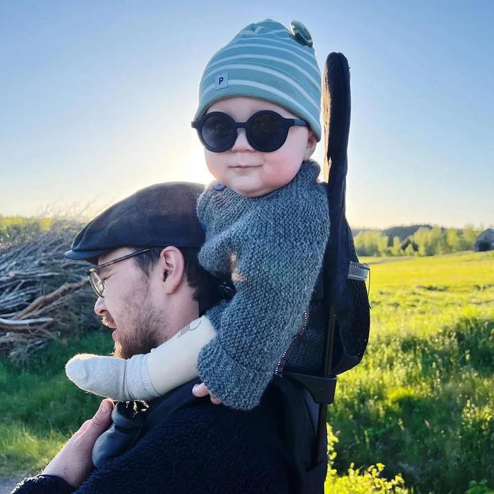 Actual product image BabyMocs Bendable Soft Sunnies - Black