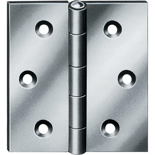 Vormann, Türbeschlag + Scharnier, Scharnier 10503 Höhe 60 mm Breite 60 mm Stärke 1,2 mm Edelstahl gerollt, käntig