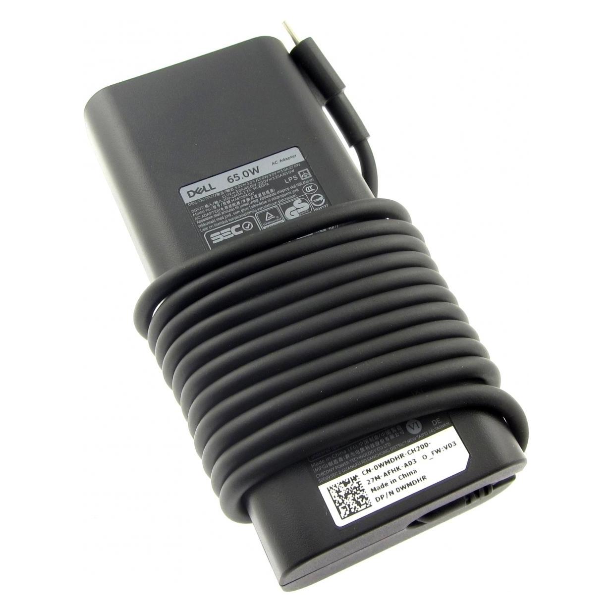 Dell HA65NM190 (65 W), Notebook Netzteil, Schwarz