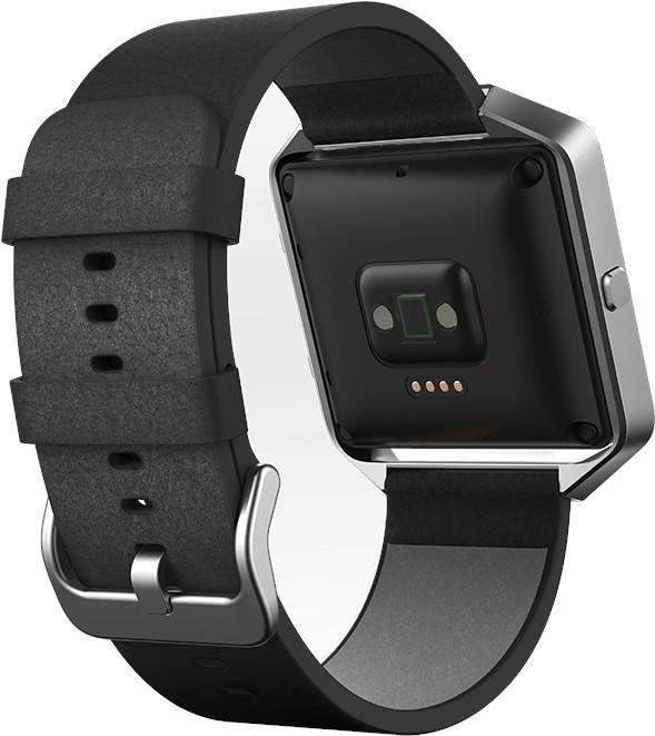 Image du produit Fitbit Bracelet en cuir Blaze avec cadre (Cuir véritable, Flamboyer)