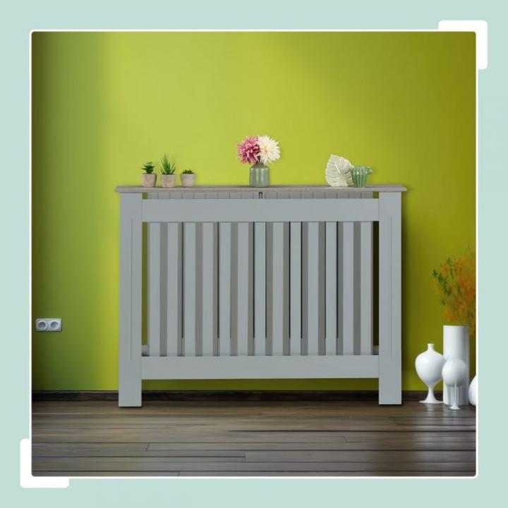 Produktbild Relaxdays HeizkÃ¶rperverkleidung mit Lamellen