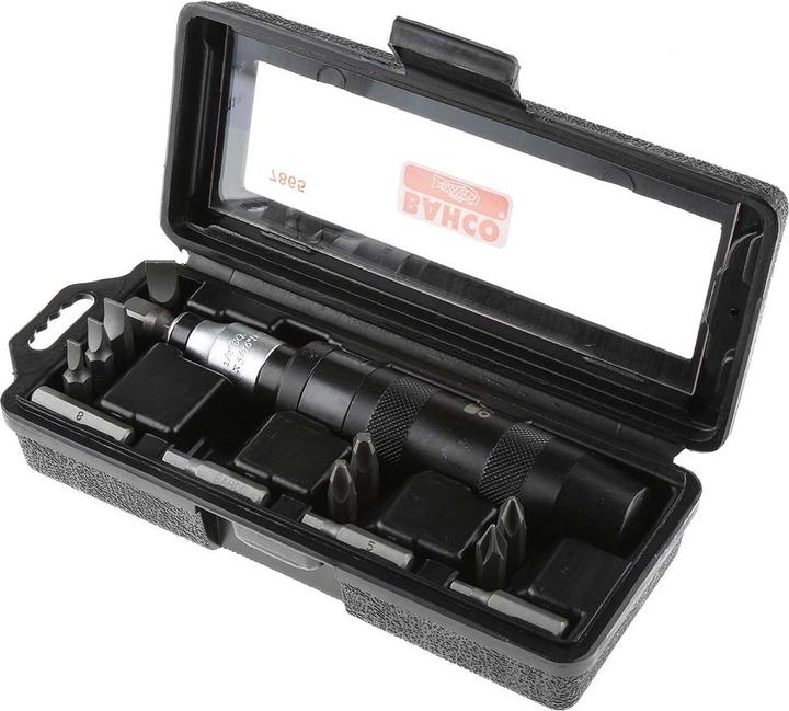 Produktbild Bahco 1/4"-Schlagschraubendreher-Satz für Schlitz-, Phillips- und Sechskantschrauben 55 mm × 90 mm × 220 (Schlitz)
