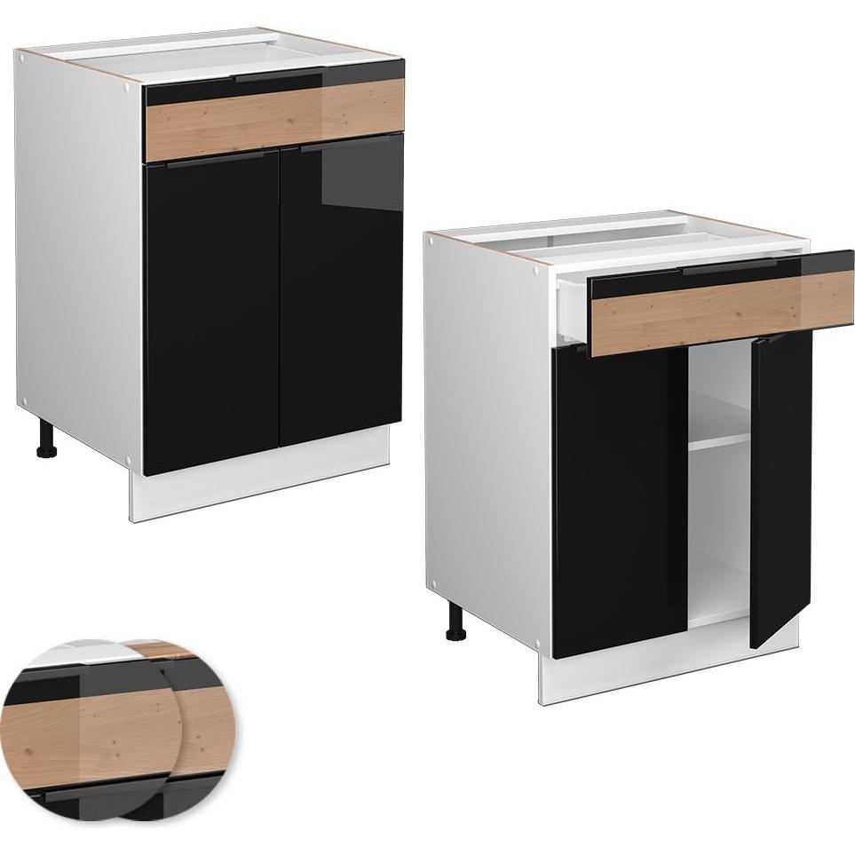Vicco, Regal, Küchenunterschrank Fame-Line (60 x 60 x 81.5 cm)
