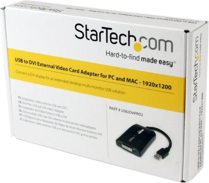 Produktbild StarTech USB To Dvi Adapter Card (USB-A, 5.50 cm)