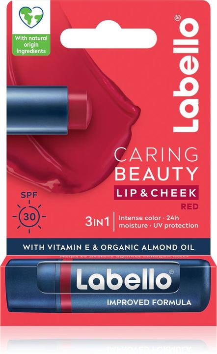 Actual product image LABELLO Caring Beauty Tinted Lip Balm (Lip balm, Lip Care Stick)