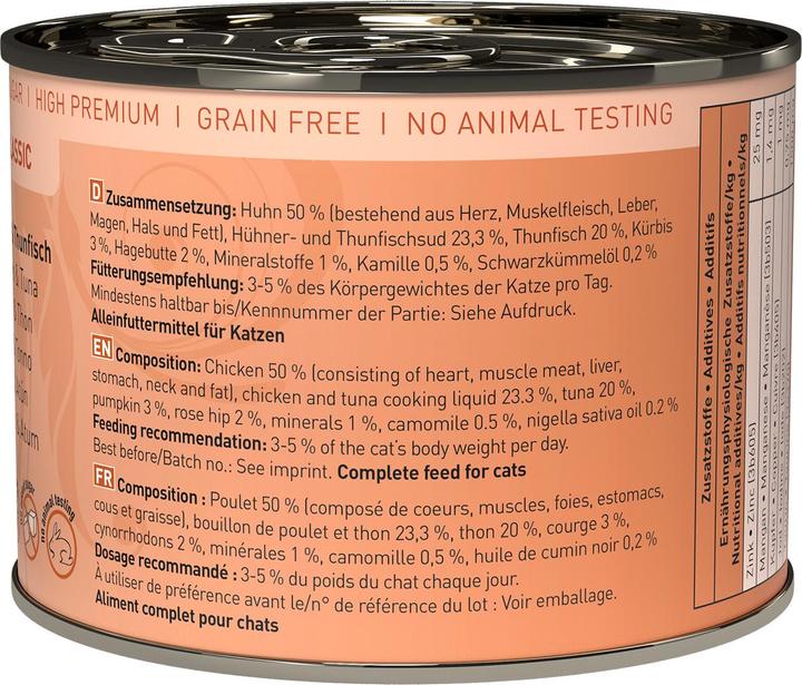 Image du produit Catz Finefood No.25 Poulet & thon (Adulte, 1 pcs, 200 g)