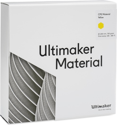 Produktbild Ultimaker Cpe (CPE, 2.85 mm, 750 g, Gelb)
