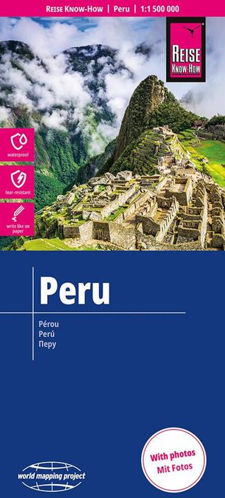 Actual product image Landkarte Peru (1:1.500.000)