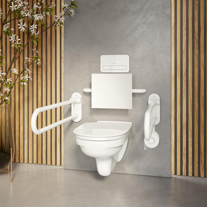 Immagine prodotto Villeroy & Boch Sedile WC ViCare ViCare, con meccanismo di chiusura morbida e sedile rimovibile AntiBac