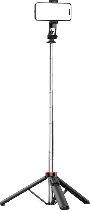 Produktbild Hurtel Selfie stick WC1Y3S telescopic tripod 1.3m with phone holder - black
