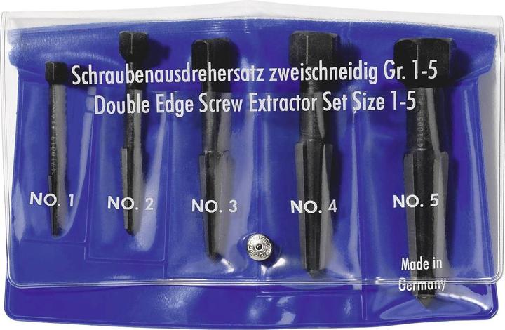 Rennsteig Jeu d'extracteurs à vis M5 - M2