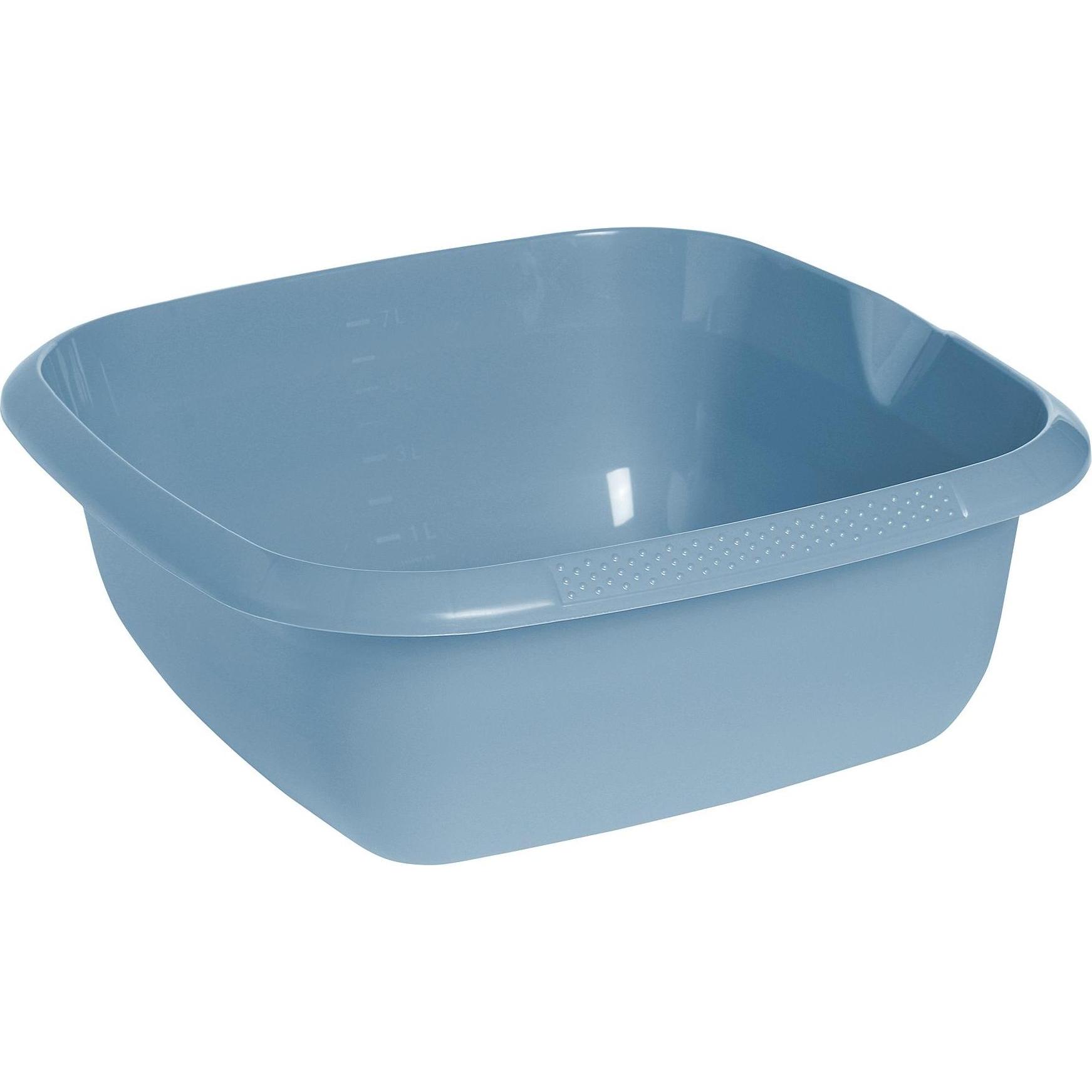 10x keeeper Schüssel 34x34cm nordic blue, Abtropfgestell, Blau
