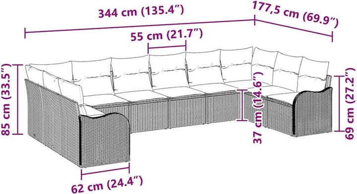Produktbild vidaXL Sabrina
