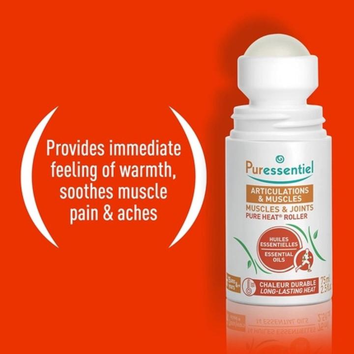 Actual product image Puressentiel Pure Heat Roll-On joint & muscle liq (1 x, 75 ml, 100 g)