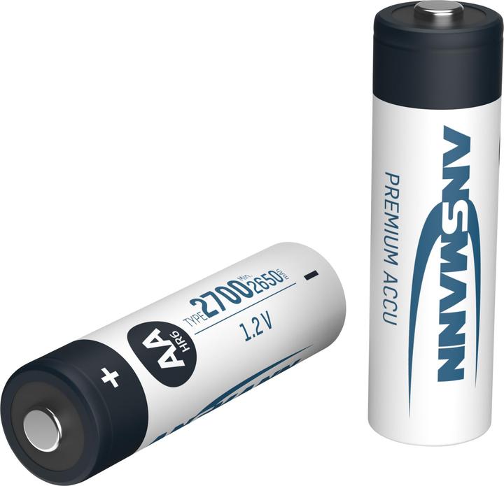 Produktbild Ansmann Mignon (AA)-Akku NiMH HR06 (6 Stk., AA, 2700 mAh)
