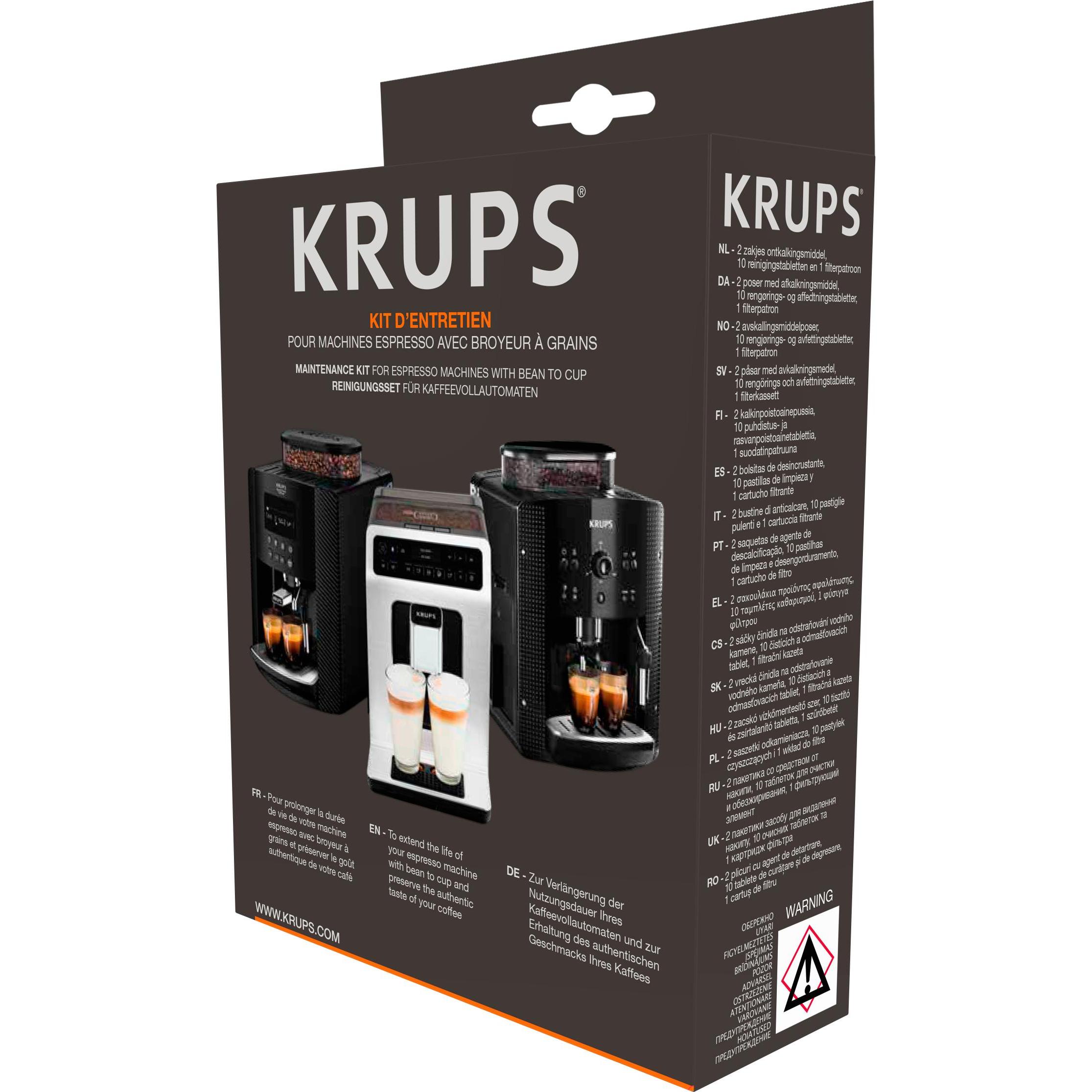 Krups Reinigungs- und Pflegeset, Reinigungsmittel