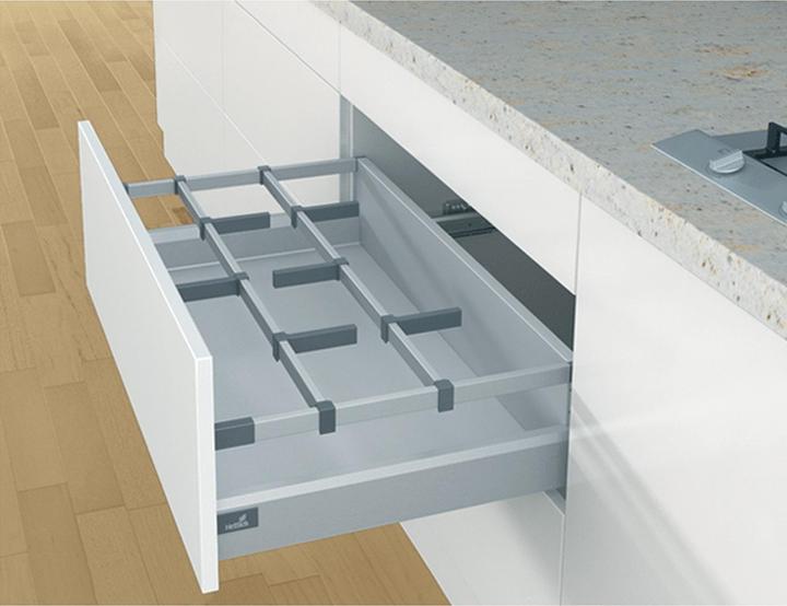 Produktbild Hettich Querreling / Reling für Aluminiumfront ArciTech / OrgaStore 40 (1 Stk.)
