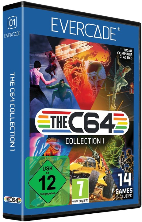 Blaze Evercade The C64 Collection 1 Cartridge 1 - Blue Collection (Evercade, EN)