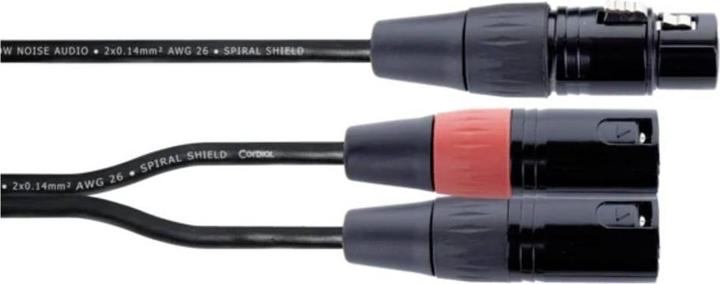 Productafbeelding Cordial XLR - 2x XLR (0.30 m, XLR)