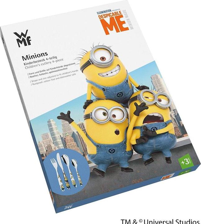 Actual product image WMF Children's cutlery 4 pieces MINIONS