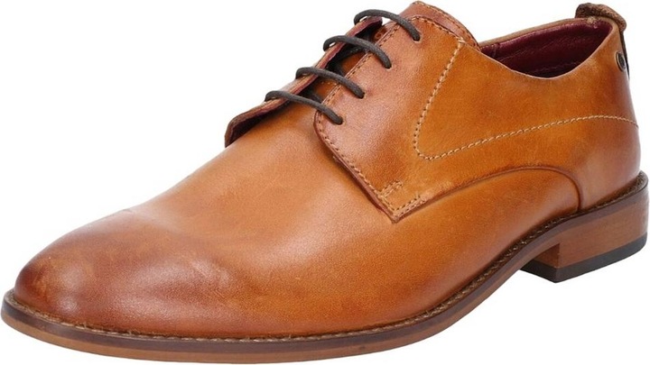 Base London OxfordSchuhe Script Gewaschen Leder