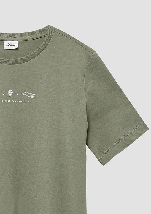 Actual product image S.Oliver T-Shirt T-Shirt mit Frontprint (158, 164)
