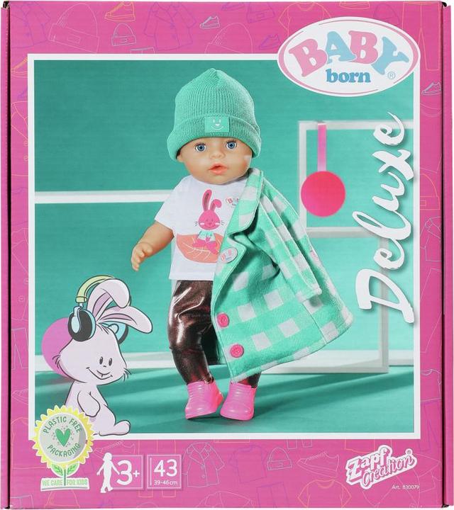 Produktbild Zapf Creation BABY born Deluxe Mantel, 43cm