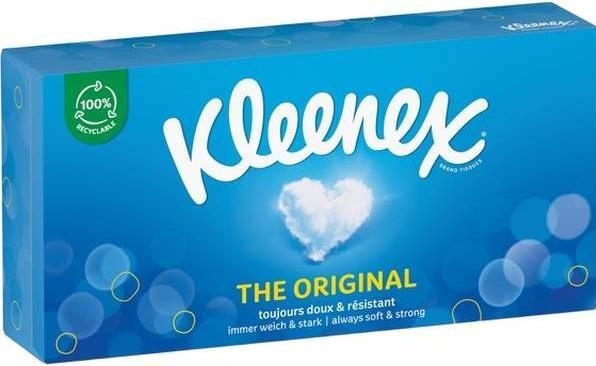 Produktbild Kleenex Kosmetiktuch Original Single 3-lagig weiss 24 Stk