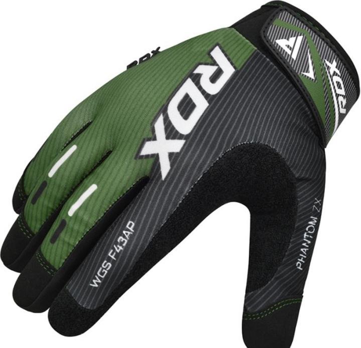 Actual product image Rdx F43 Full Finger Touch Screen Gym Workout Gloves (S)