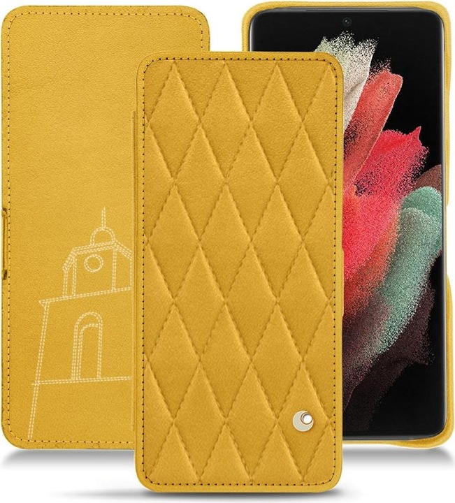 Actual product image Noreve Leather case horizontal (Samsung Galaxy S21 Ultra)