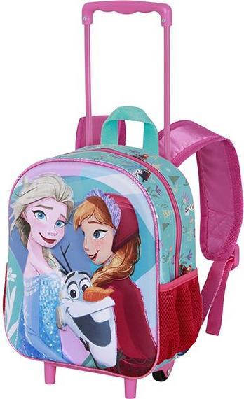 Actual product image Karactermania Small 3D Backpack with Wheels Family