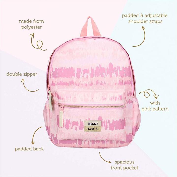 Actual product image Milky Kiss Rucksack Love And Laughter - Rosa
