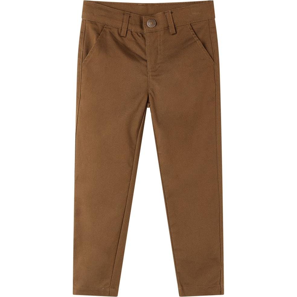 VidaXL, Jungen, Hosen, Kinderhose Cognac 116,Material: 60 % Baumwolle. 37, Braun, (116)