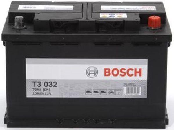 Bosch Automotive Starter battery T3 032 (12 V, 100 Ah, 720 A)