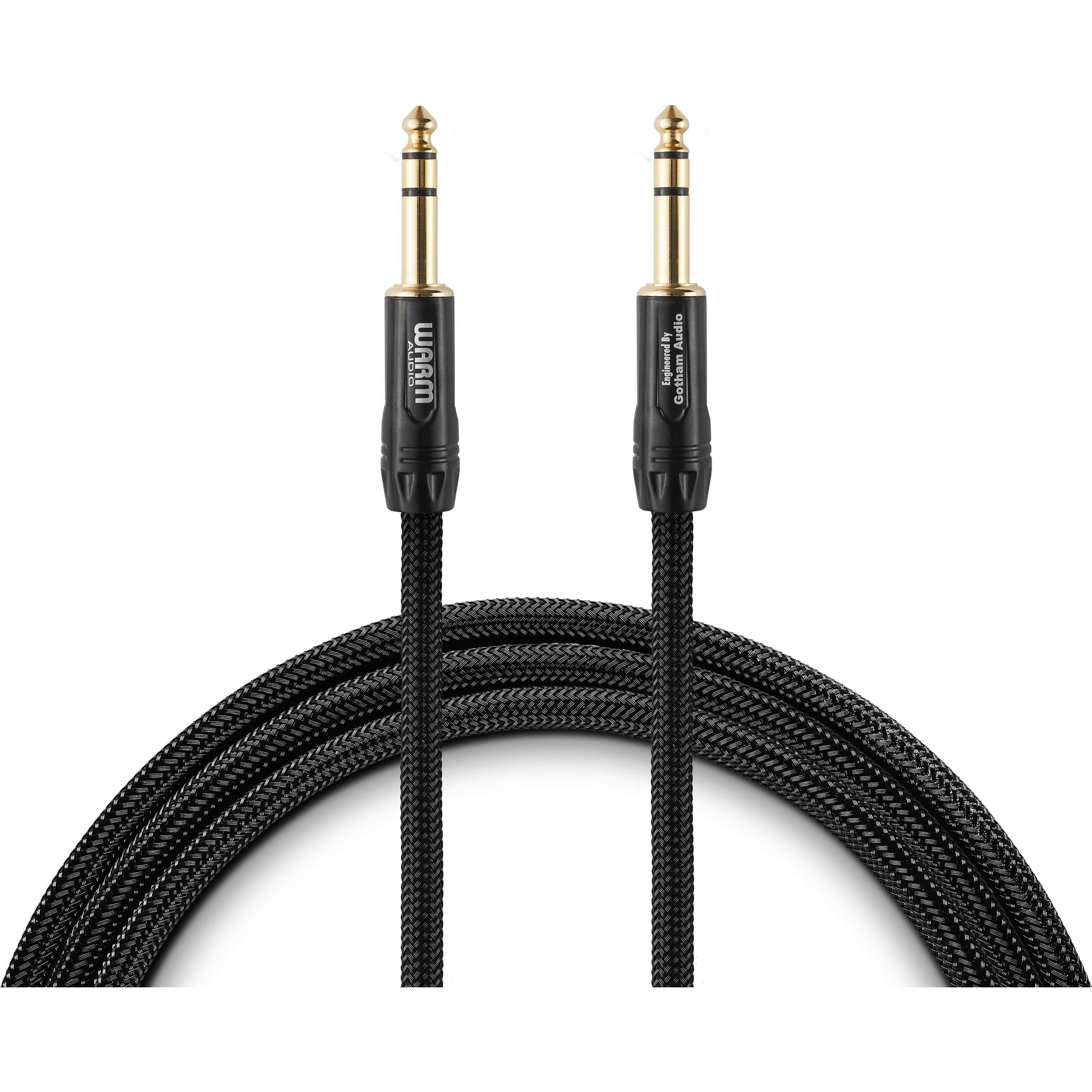 Thumbnail - Warm Audio Instrumenten Anschlusskabel Prem TRS 3' (0.90 m), Audio Kabel