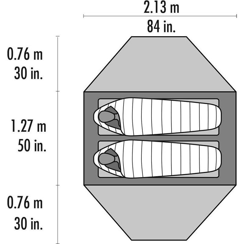 Thumbnail - Msr, Zelt, (Kuppelzelt, 2.77 kg, 2 Personen)
