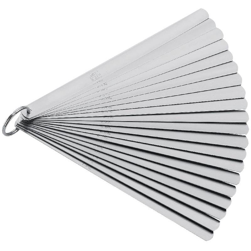 BRW, Calibro, Set di spessimetri 20 fogli 300 mm / 0,1...2,00 (30 cm)