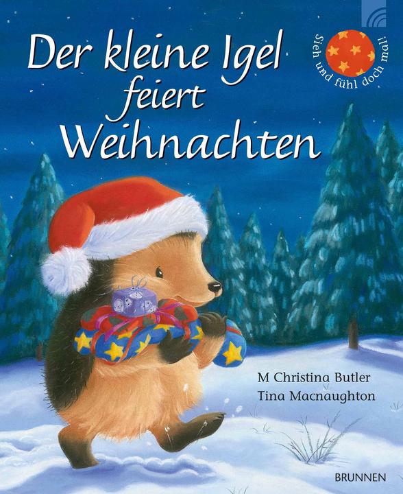 Actual product image The little hedgehog celebrates Christmas (German, M Christina Butler, 2016)