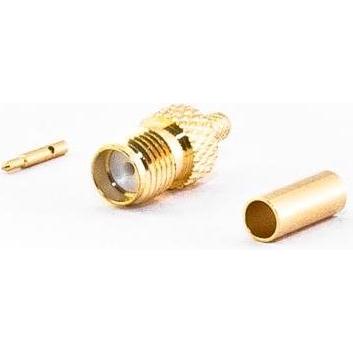 Varia RP-SMA-Buchse für RG316 Kabel, Crimp Version, Elektronikkabel + Stecker