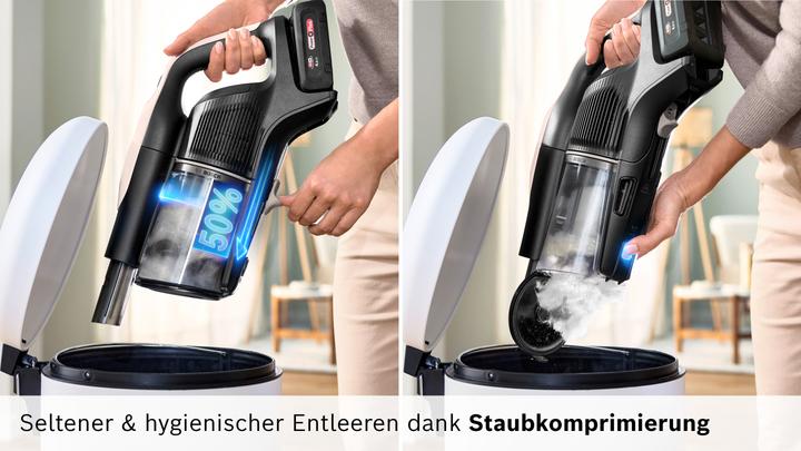 Image du produit Bosch Hausgeräte Aspirateur sans fil avec technologie MicroClean, batterie 4,0 Ah et éclairage LED