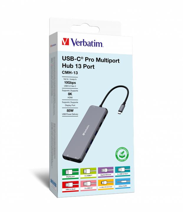 Produktbild Verbatim Pro Multiport Hub CMH-13 (USB-C, 13 Ports)