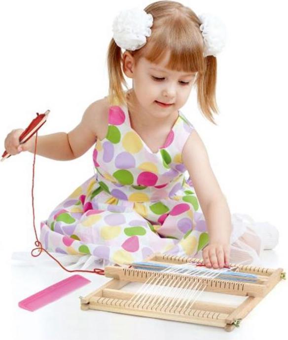 Actual product image Viga Toys weaving frame