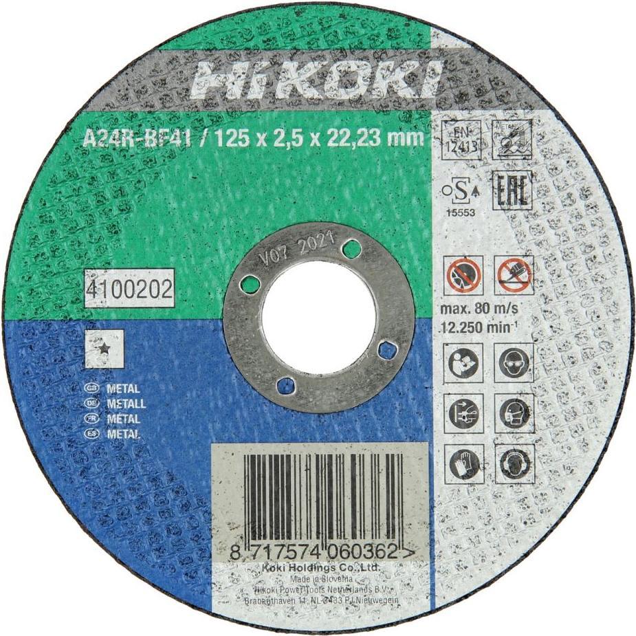 Hikoki, Lama, Zubehör 4100203 Trennscheibe 150x2,5x22,23 mm flach/Stahl