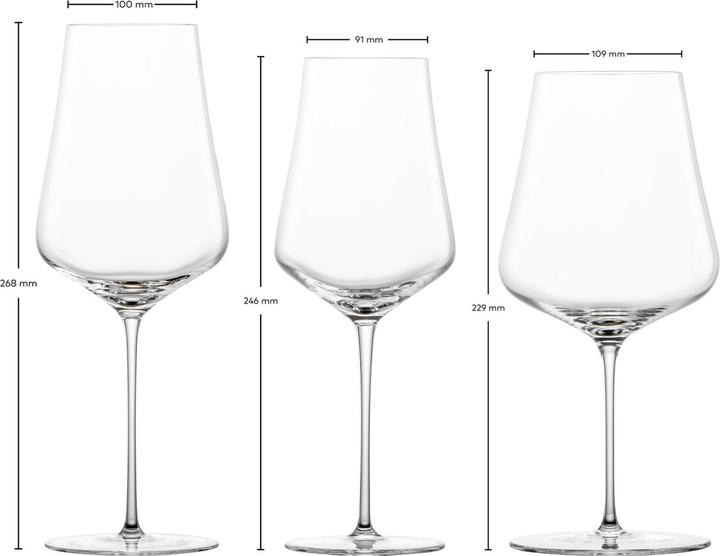 Produktbild Zwiesel Rot- und Weissweingläser Duo (72.90 cl, 6 Gläser, Weingläser Set)