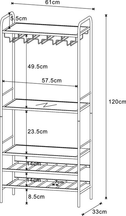 Immagine prodotto En.Casa Hustadvika (14 bombole, 33 x 61 x 120 cm)