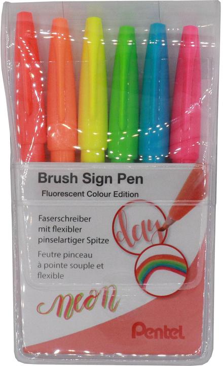 Image du produit Pentel Brush Sign Pen 6er (6x)
