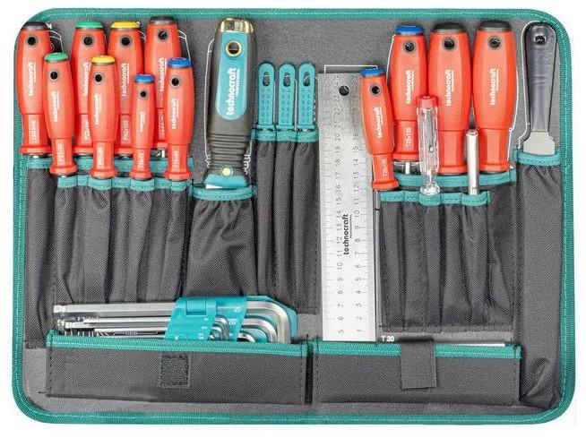 Productafbeelding technocraft Aluminium gereedschapskoffer PRO WOOD 4 (126 onderdelen)