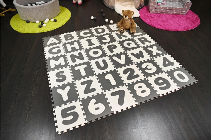 Actual product image Knorrtoys Alphabet numbers (180 x 180 cm)