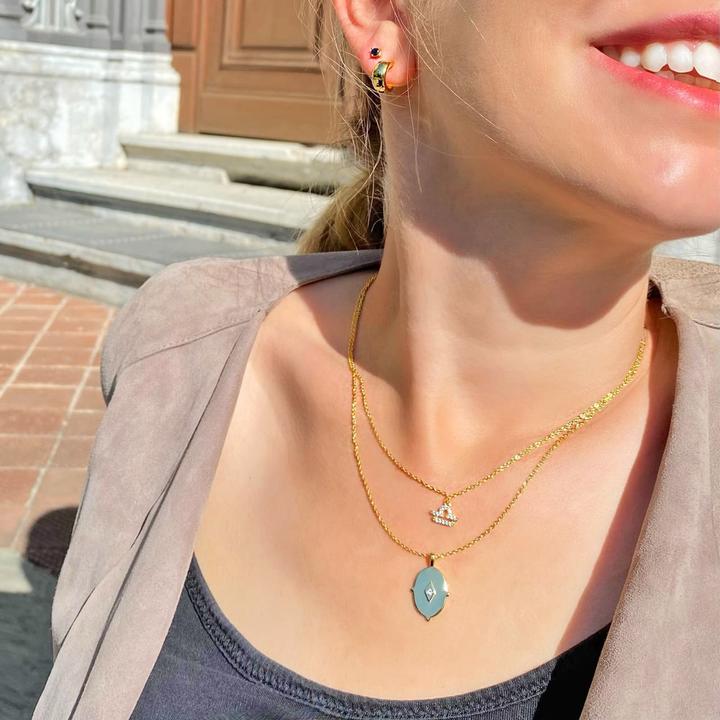 Image du produit Candy Collier Ester, argent sterling 925, plaqué or