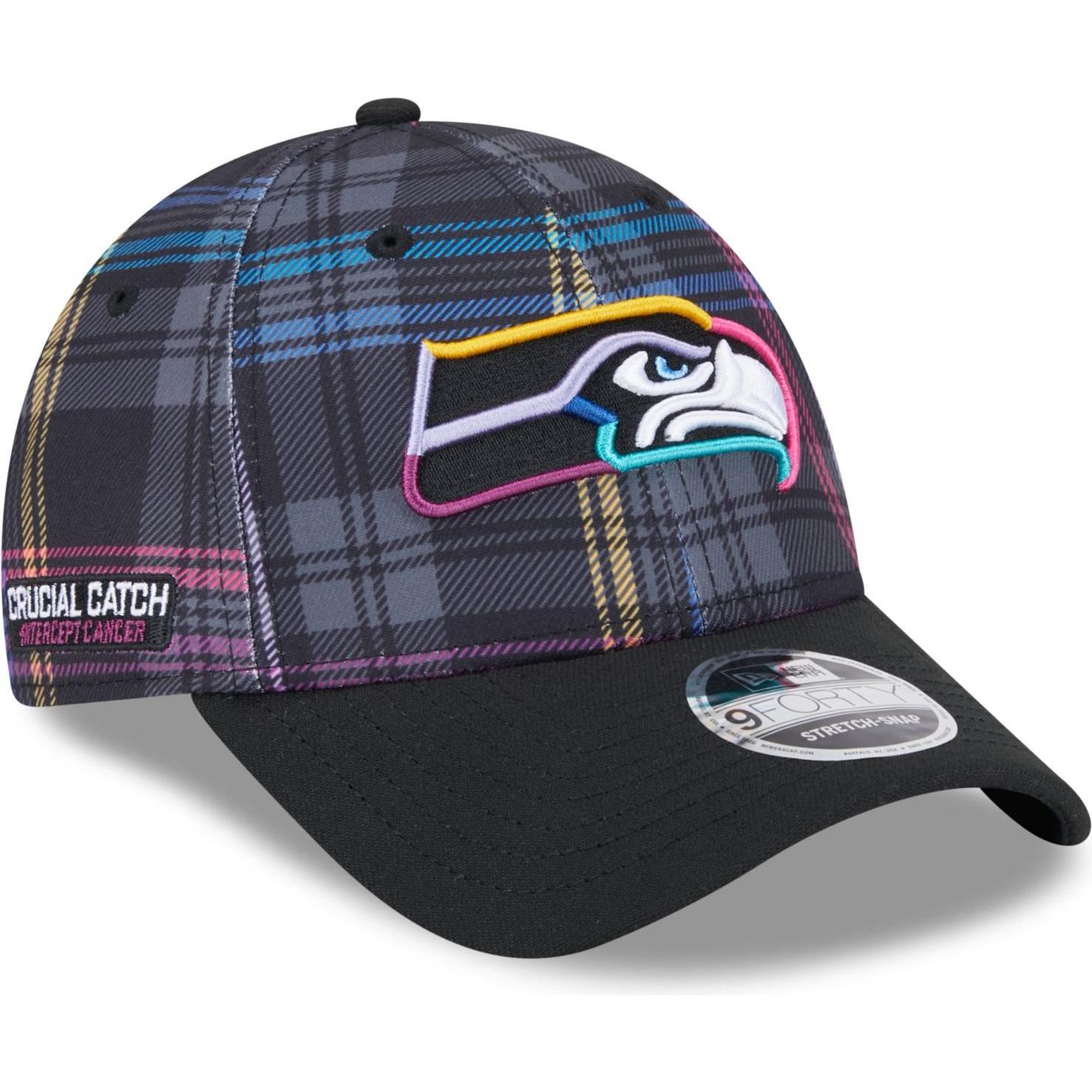 Thumbnail - New Era, Herren, Cap, Seattle Seahawks Crucial Catch 9Forty Snapback Cap, Mehrfarbig, (One Size)